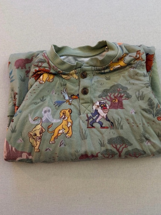 Little Sleepies Other - Little sleepies simba's safari Henley romper